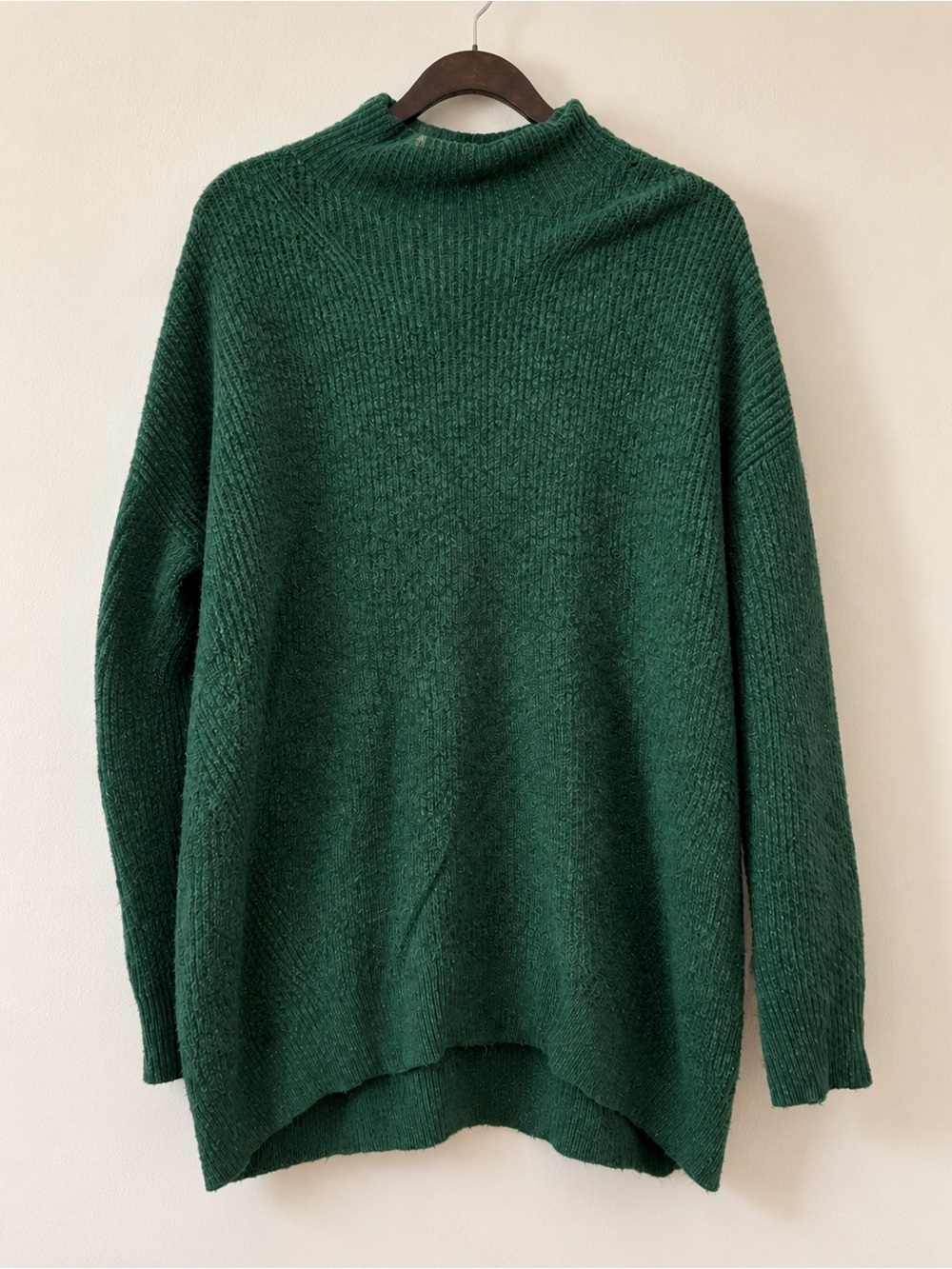 Express Deep Green Turtleneck Sweater